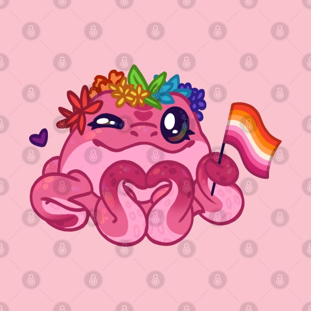 Pride Pretzel Lesbian by EnchantedAnimal