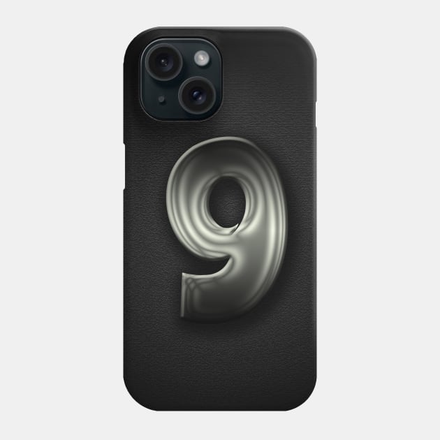 Number 9 Phone Case by Spinkly