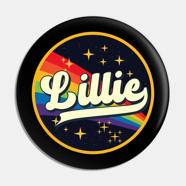 Lillie // Rainbow In Space Vintage Style Pin by LMW Art