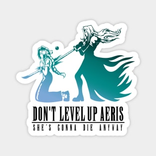 Don't Level Up Aeris - Spoiler v2 Magnet