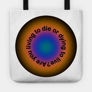 Trippy question Tote