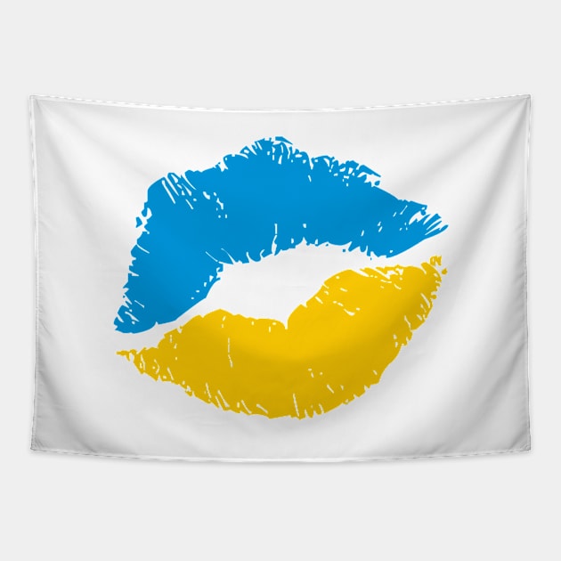 SAVE UKRAINE Tapestry by eyesblau