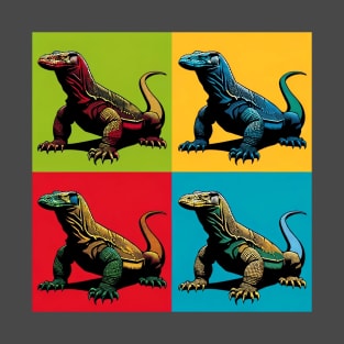 Komodo Dragon Pop Art - Monitor Lizard T-Shirt
