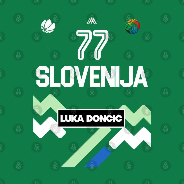Discover Luka Doncic Slovenia Jersey Fan Design - Luka Doncic - T-Shirt