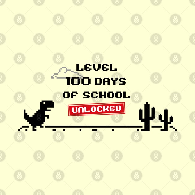 level 100 days of school unlocked, gift for boys by Yurko_shop