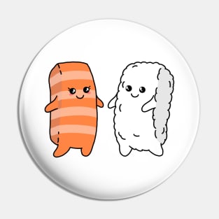 Salmon Sushi Love Pin