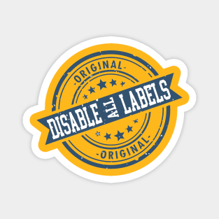 Disable all Labels Magnet