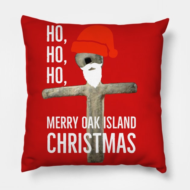 Oak Island Christmas Pillow by OakIslandMystery