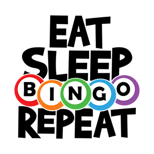 Eat Sleep Bingo Repeat Bingo Lover T-Shirt