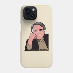 Carl Sagan Cartoon Phone Case