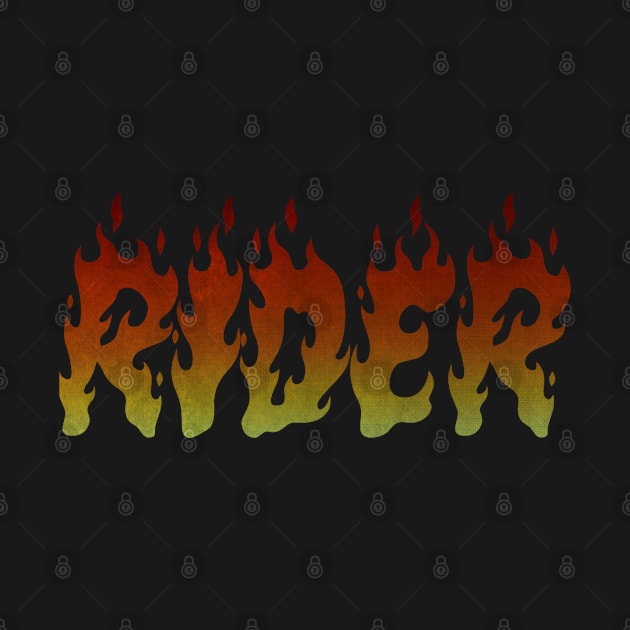 Fired Motorcycle Rider by Funnyology