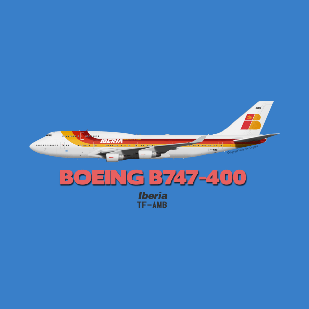 Boeing B747-400 - Iberia by TheArtofFlying