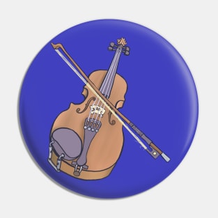 Violin and bow Pin