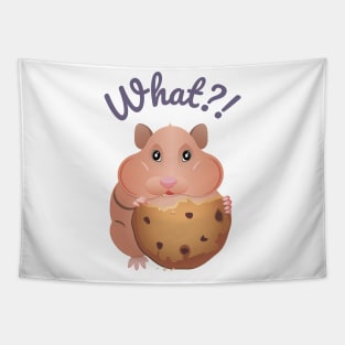 hamster eating cookies Tapestry