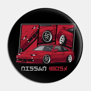 Nissan 180SX JDM Car Pin