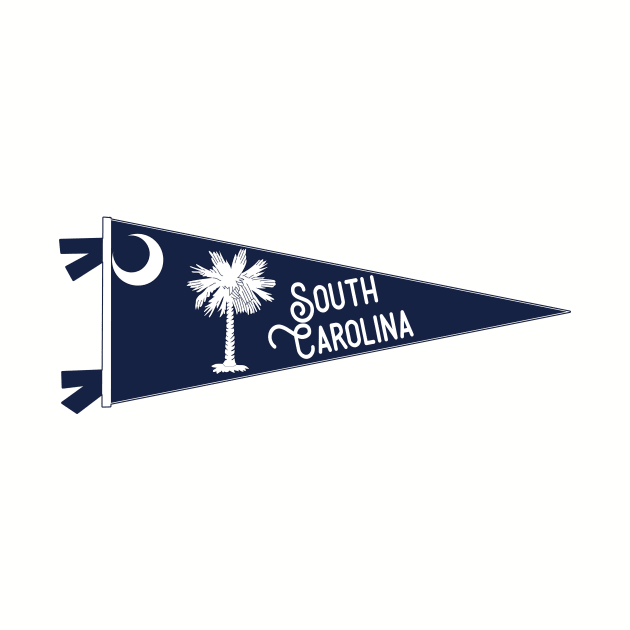 South Carolina Flag Pennant by zsonn