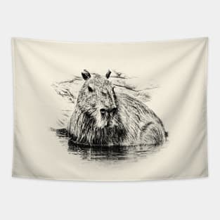 Capybara Tapestry