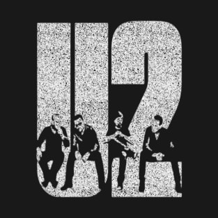 u2 white vintage T-Shirt