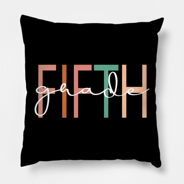 Fifth Grade Teacher Team 5th Grade Squad Pillow by kasperek