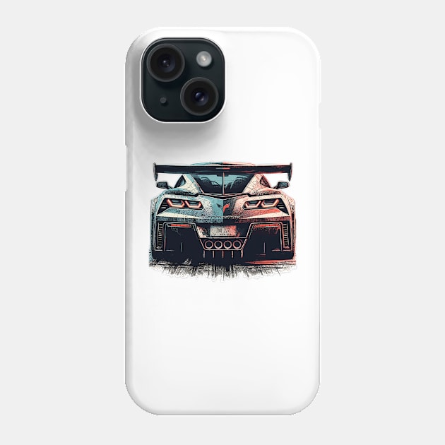 Chevrolet Corvette Phone Case by Vehicles-Art