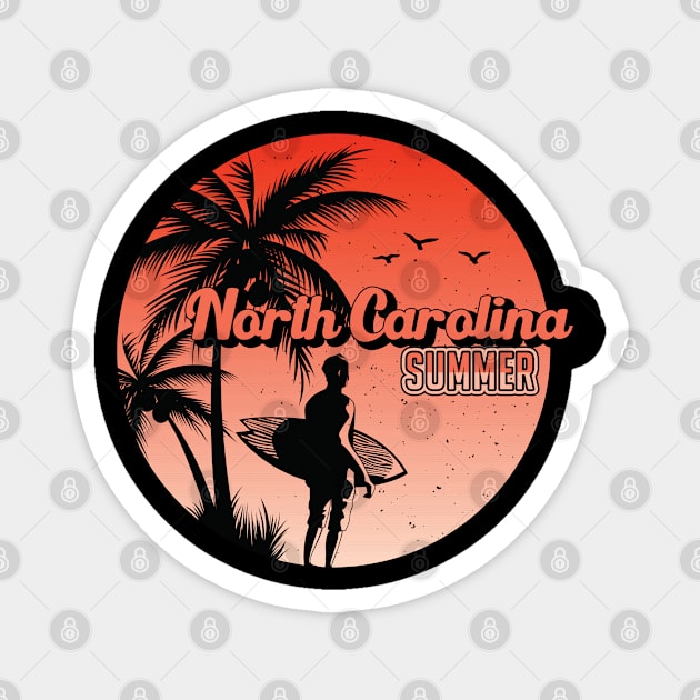 North Carolina summer fun Magnet by NeedsFulfilled