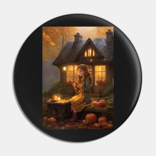 Whispers of Autumn Rain Pin