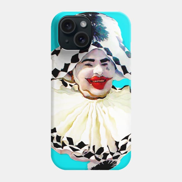 Jester Harlequin Clown Phone Case by Marccelus