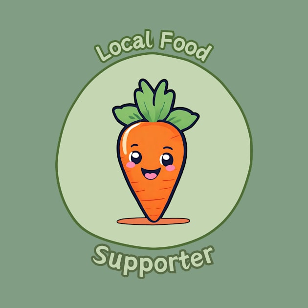 Local Food Supporter - Carrot by Craftix Design