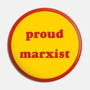 Proud Marxist Pin