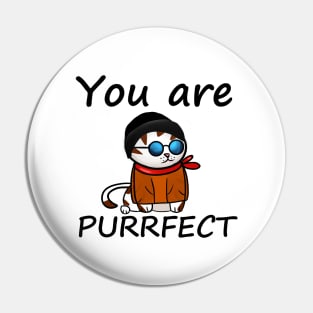 You're purrfect #catdrawing Pin