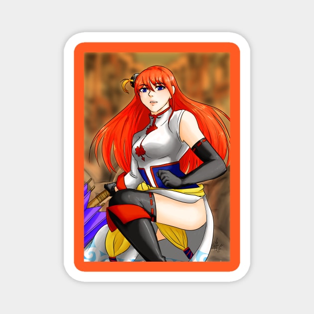 Kagura Be Forever Yorozuya Magnet by La Tienda de Chubita