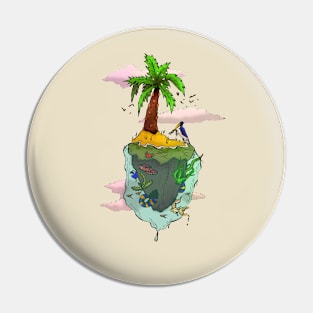 Floating Island Pin