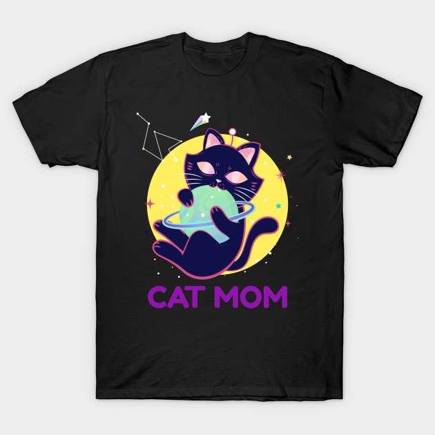 Discover Cat Mom Gift Vintage Retro - Cat Moms - T-Shirt