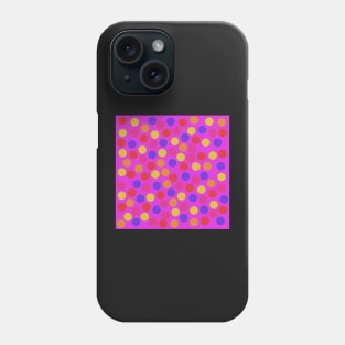 pop art polka dots pattern Phone Case