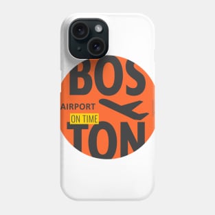 Boston BOS airport Phone Case