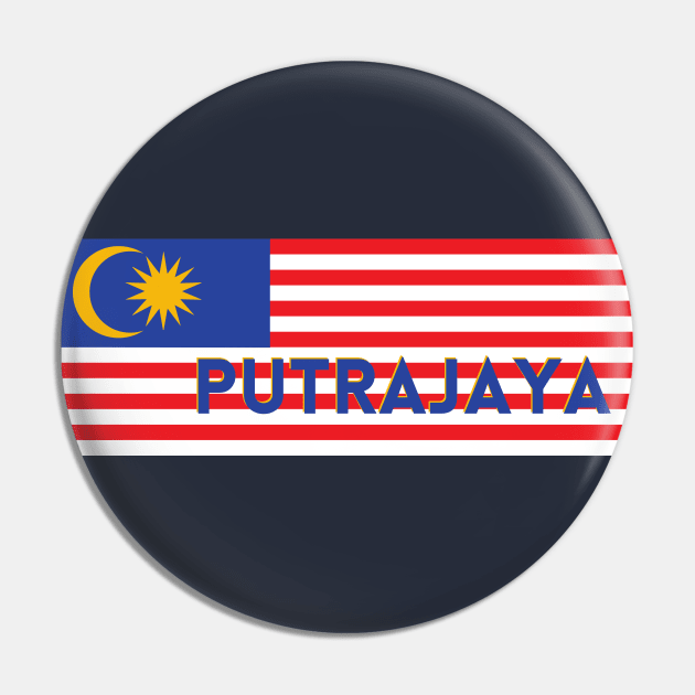 Putrajaya City in Malaysian Flag Pin by aybe7elf