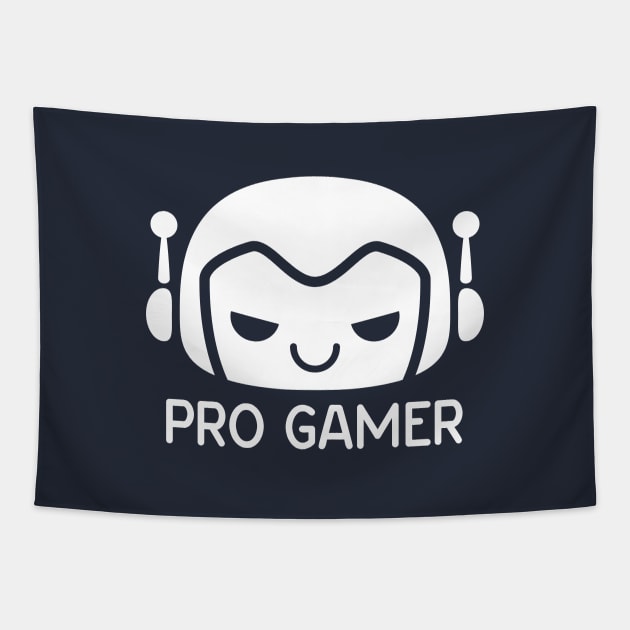 Pro Gamer Robot Tapestry by hya_bm