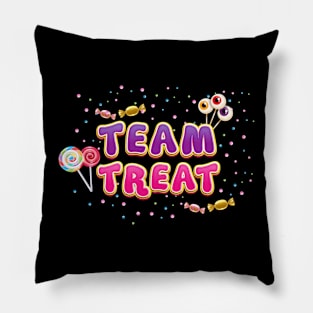 Team Treat Costume for  Trick or Treaters Pillow