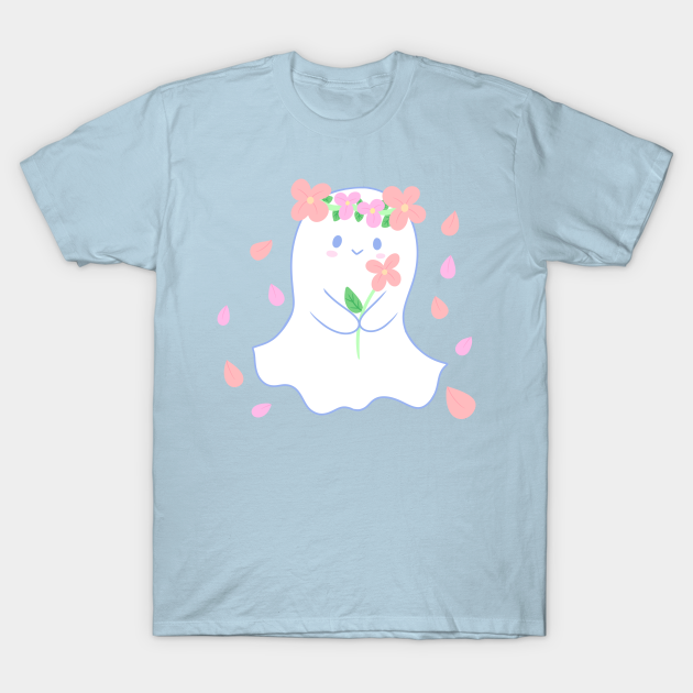 Flower Ghost Ghost T Shirt Teepublic