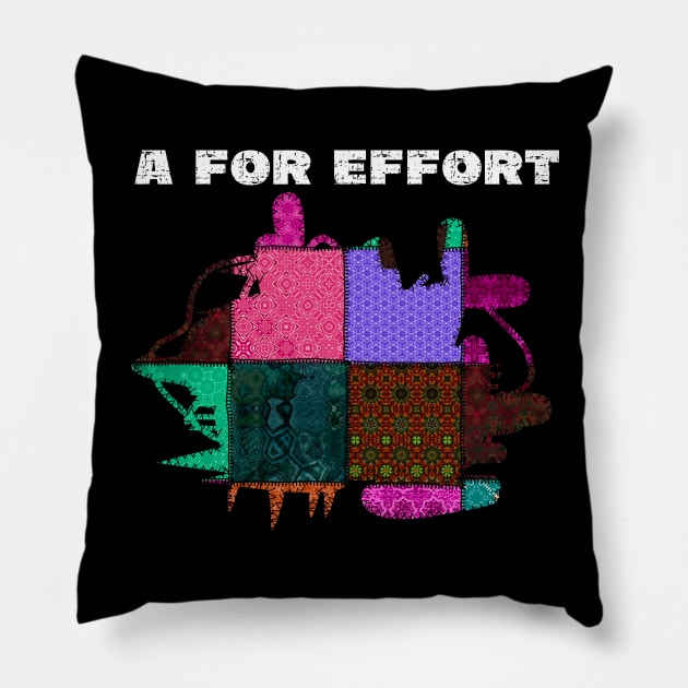 Funny Saying For Fashion Designer Or Home Ec Pillow by Quirky And Funny Animals