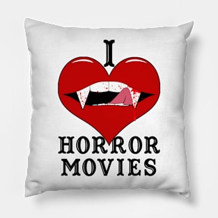 mmm Horror Movies Pillow