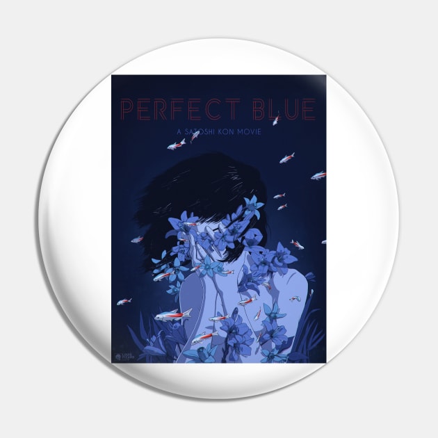 Perfect Blue Pin by PikPikPik