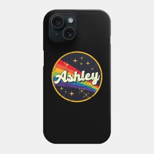 Ashley // Rainbow In Space Vintage Grunge-Style Phone Case