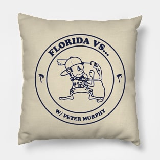 Florida VS Navy Logo Pillow