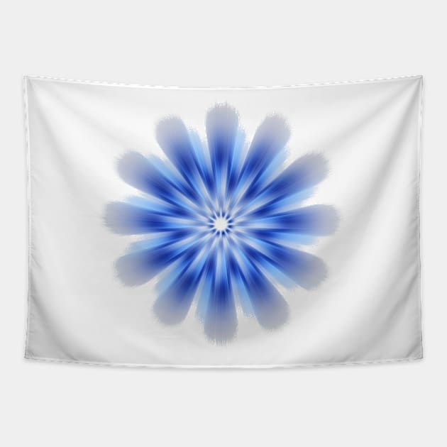 Blue Burst Tapestry by StacyWhite