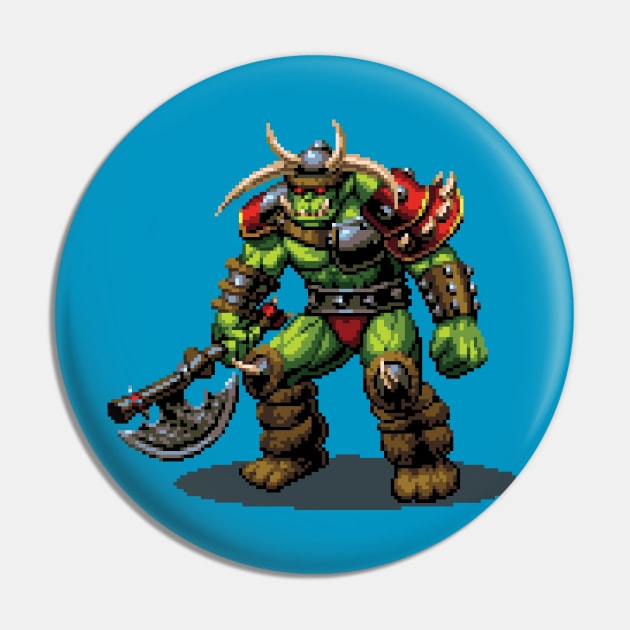 Orc from Warcraft Pin by Retro8Bit Fashion Store