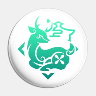 Genshin Impact Heizou Emblem Pin