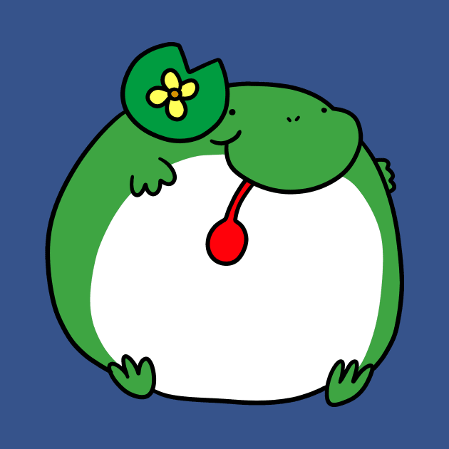 Fat Lilypad Frog by saradaboru