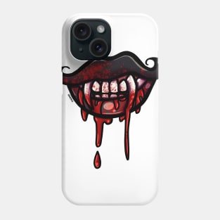 Vampiric Grin (Black Version) Phone Case