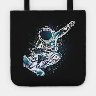 astronaut skateboard Tote